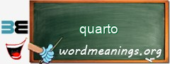 WordMeaning blackboard for quarto